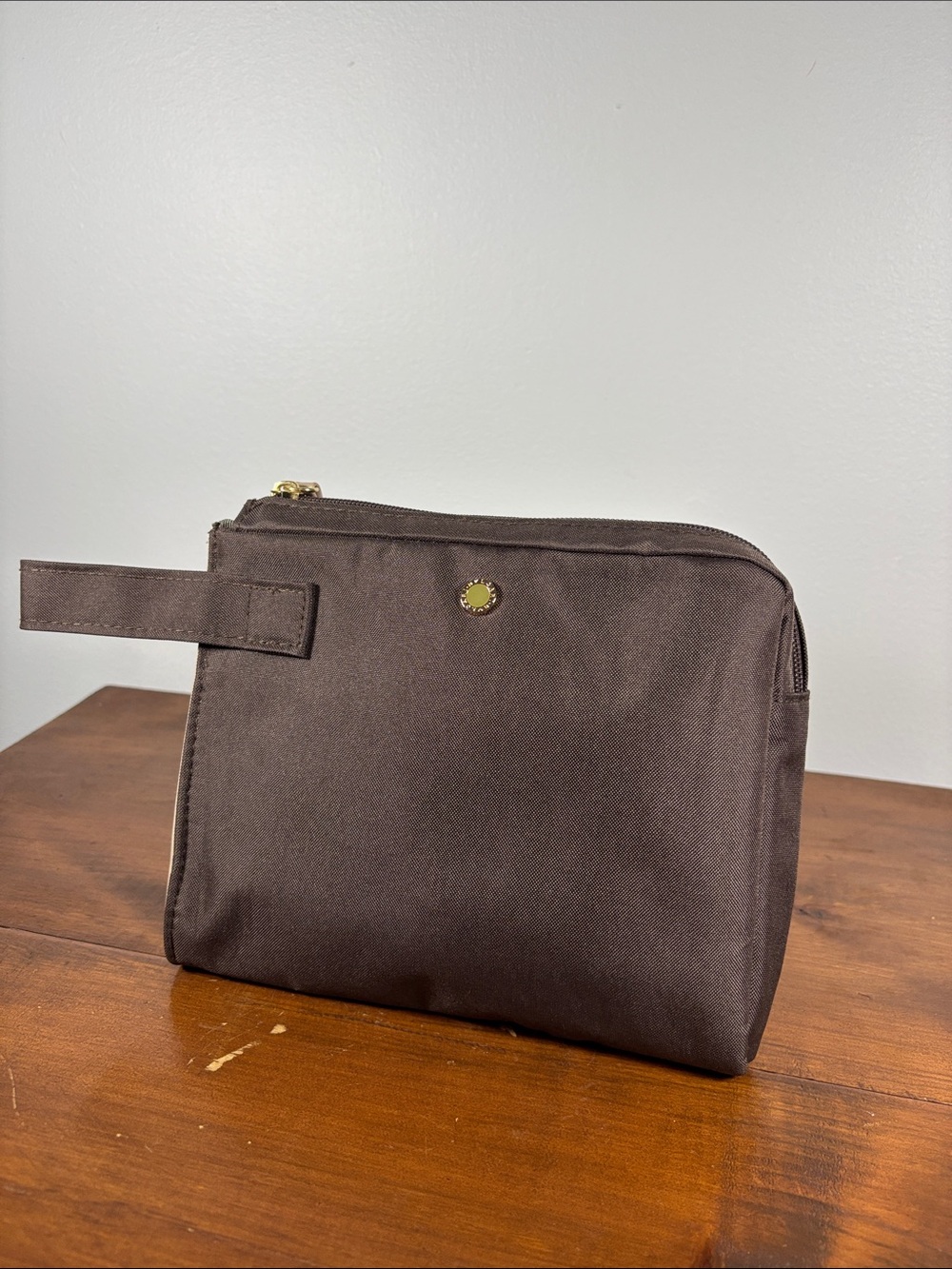 BLVGARI Parfums Exclusivity Brown Travel Toiletry Makeup Bag